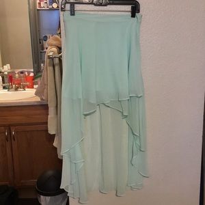 High low skirt